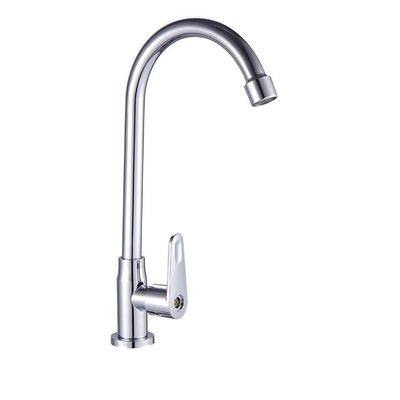 OEM 304SS একক কোল্ড বেসিন ট্যাপ জারা প্রতিরোধী ময়লা প্রতিরোধী