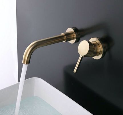 আধুনিক গোল্ড ব্রাশ করা স্টেইনলেস স্টীল গোপন কল পরিষ্কার করা সহজ